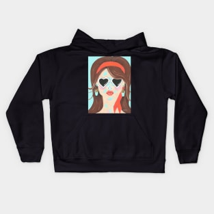 HEARTBREAKER Pretty Woman Painting Kids Hoodie